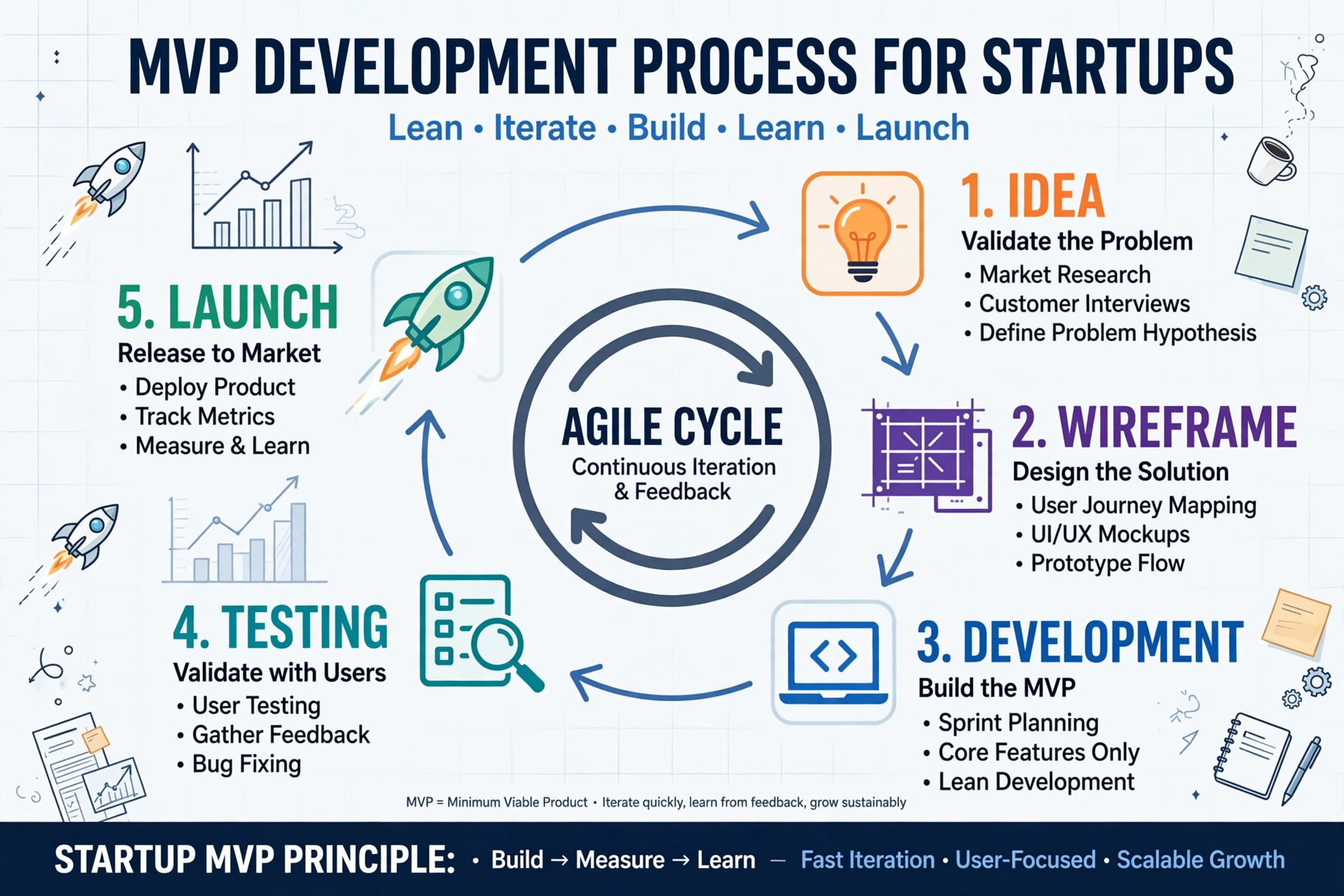 mvp development process for startups idea to launch weproztech