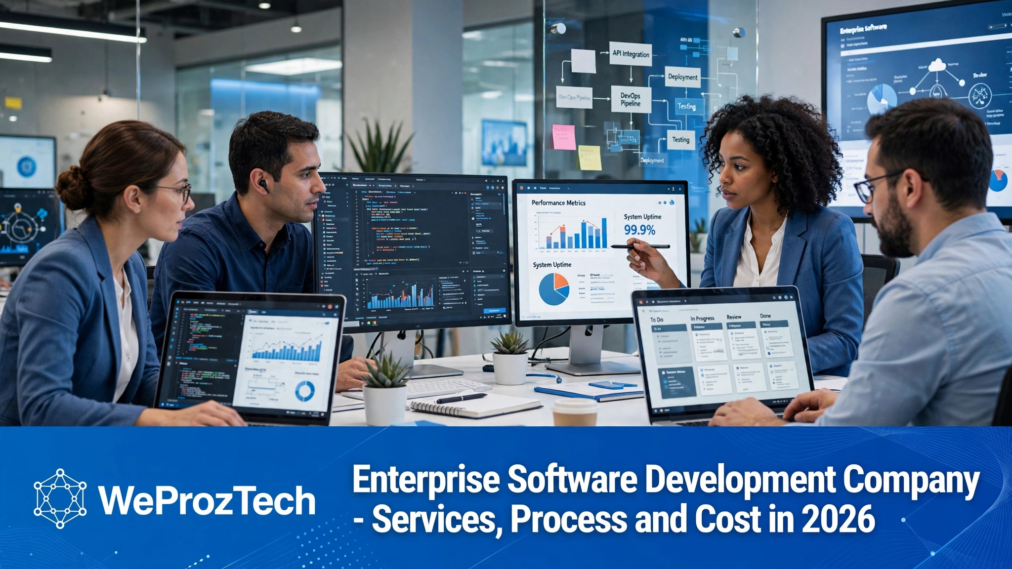 Enterprise Software Development Company: Services, Process and Cost in 2026 - Weproztech Insights