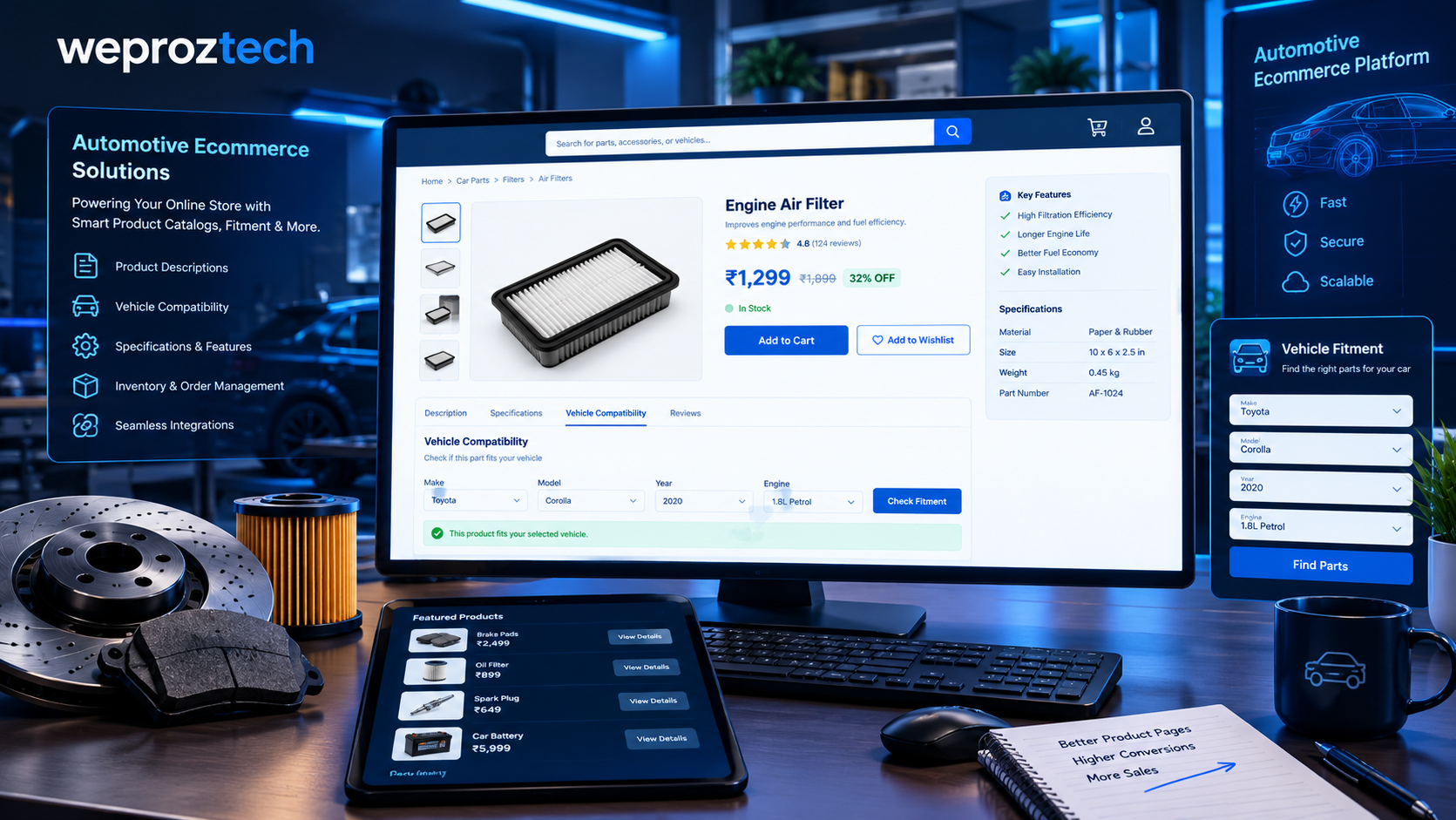 Automotive Product Description Template Ecommerce: Complete Guide - Weproztech Insights